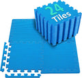 BEAUTYOVO Interlocking Exercise Mats - 24 Tiles for Home Gym