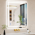 28x36 LED Bathroom Mirror with Lights, Anti-Fog, Dimmable