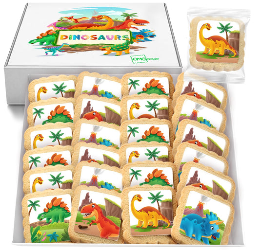 Dinosaur Cookies Individually Wrapped for Kids Birthday Parties