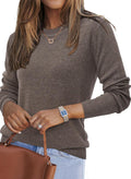 Arach&Cloz Trendy Wool Blend Sweater: Business Casual Chic