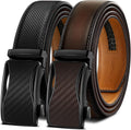 KEMISANT Mens Ratchet Belt 2 Units - Adjustable Sliding Dress Belt