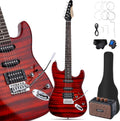 39ft ST Style Electric Guitar Starter Kit - Portable Amp & Accessories