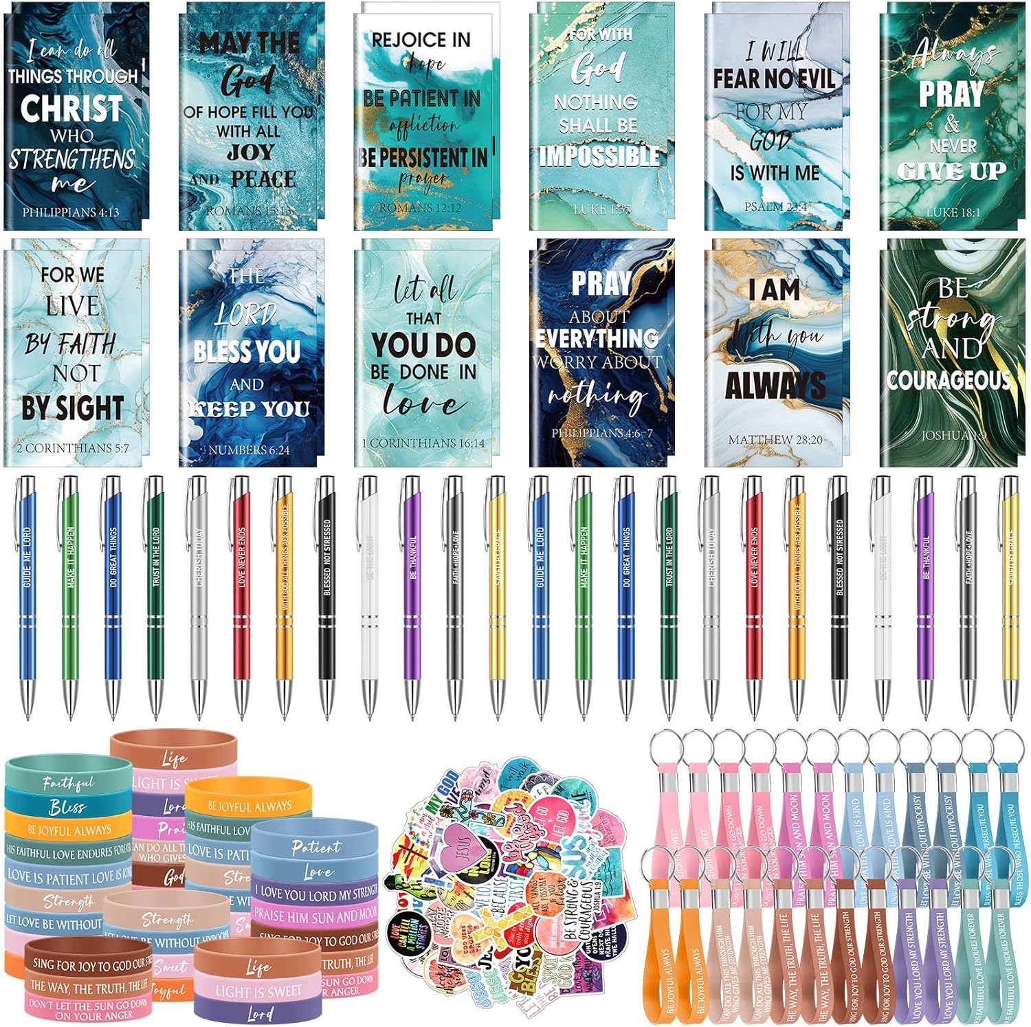 146 Pcs Christian Gifts Set for Women - Bible Study Supplies