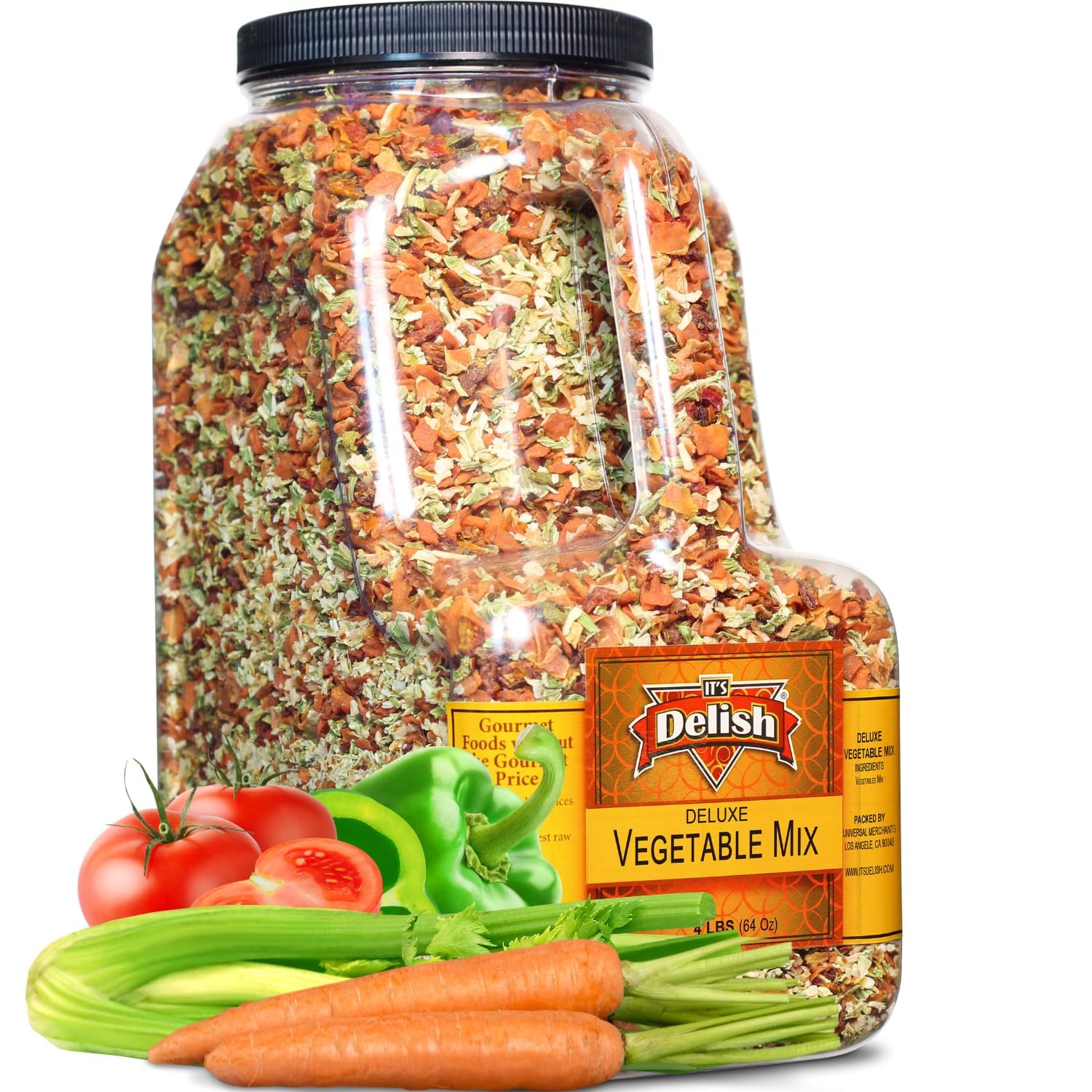 Deluxe Dried Vegetable Soup Mix - Premium Dehydrated Blend