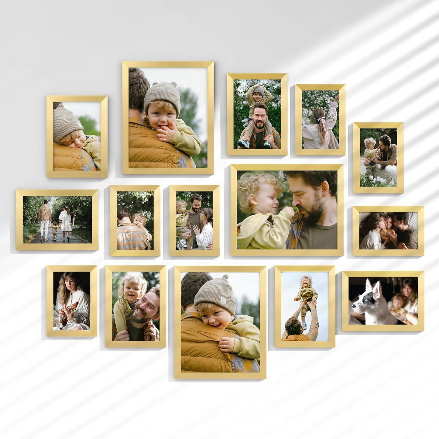 15 Pack Picture Frames Collage Wall Decor for Stylish Displays