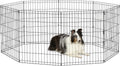 New World Folding Metal Dog Exercise Pen for Indoor and Outdoor Use