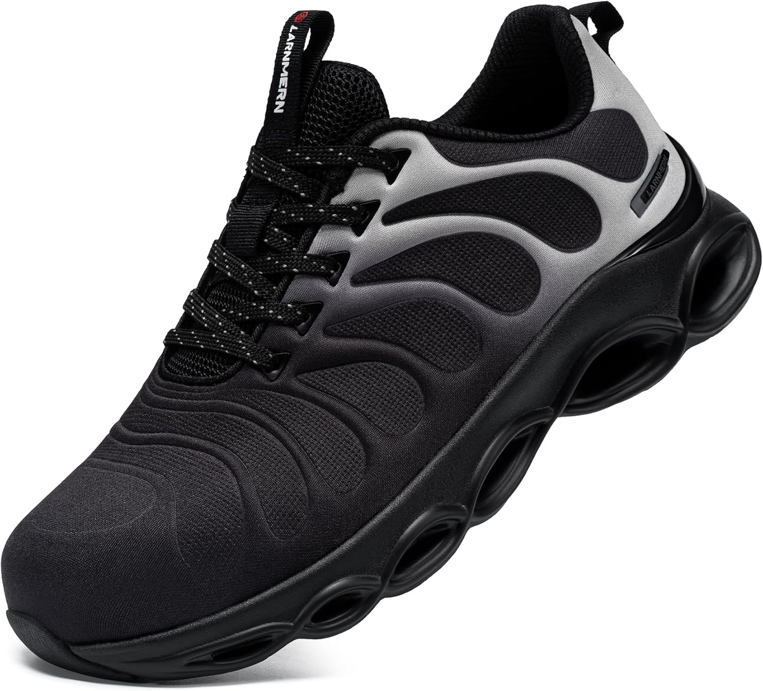 LARNMERN Steel Toe Shoes for Men and Women - Stylish Safety Sneakers
