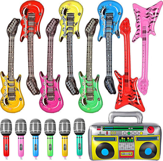 Inflatable Rock Star Toy Set for Ultimate Party Fun!