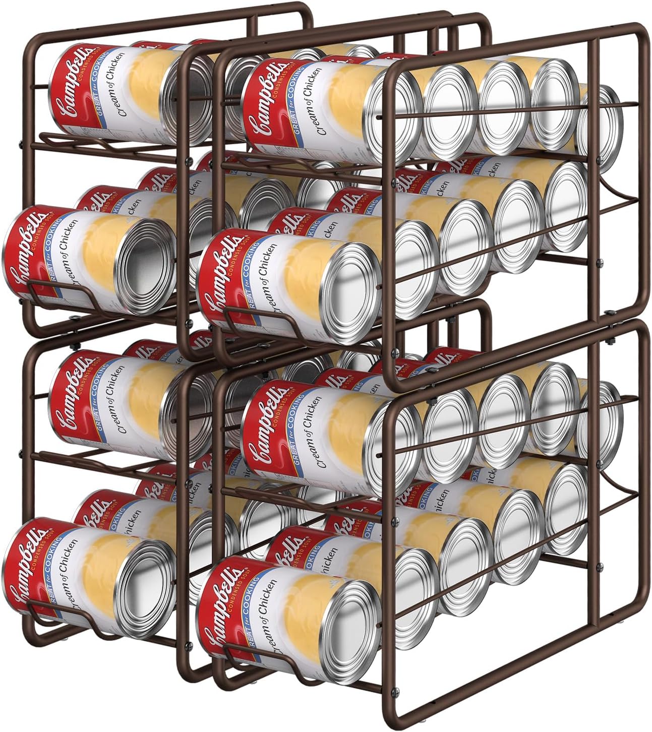 MOOACE Soda Can Organizer for Efficient Kitchen Storage Solutions