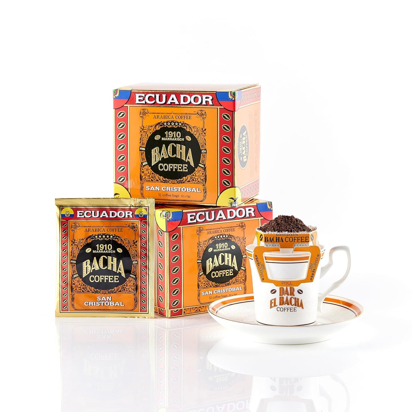 Bacha Coffee San Cristobal Ecuador Single Origin Coffee Bags