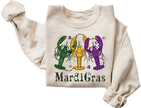 Crawfish Lover Sweater - Louisiana Party Fun!