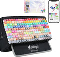 YHC 200 Colors Alcohol Markers for Artists with Free APP Fun