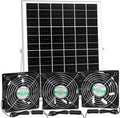 Solar 3 Fan Kit for Intake or Exhaust Air with 25W Panel