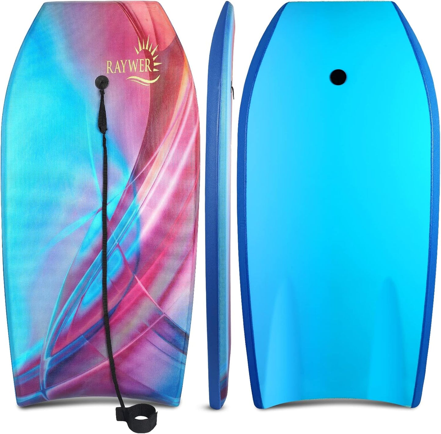 Body Board Lightweight with EPS Core for Kids and Adults Fun