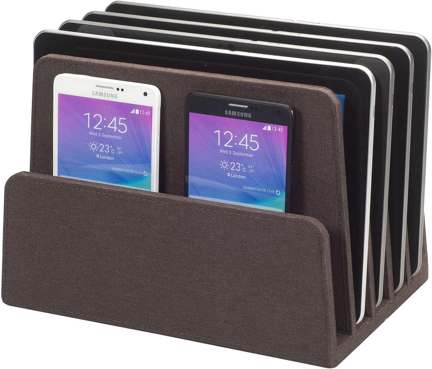 Multi Device Stand & Organizer for Smartphones, Tablets, Laptops