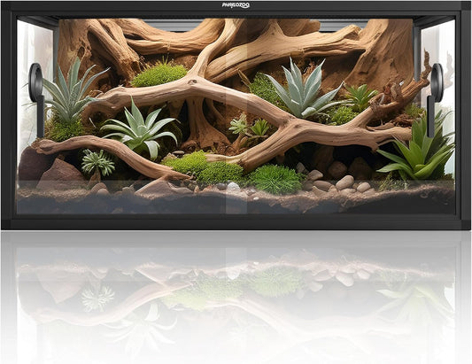 50 Gallon Bearded Dragon Tank for Easy Maintenance & Safety