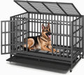 Heavy Duty Dog Crate XL XXL Escape Proof Steel Kennel for Large Dogs