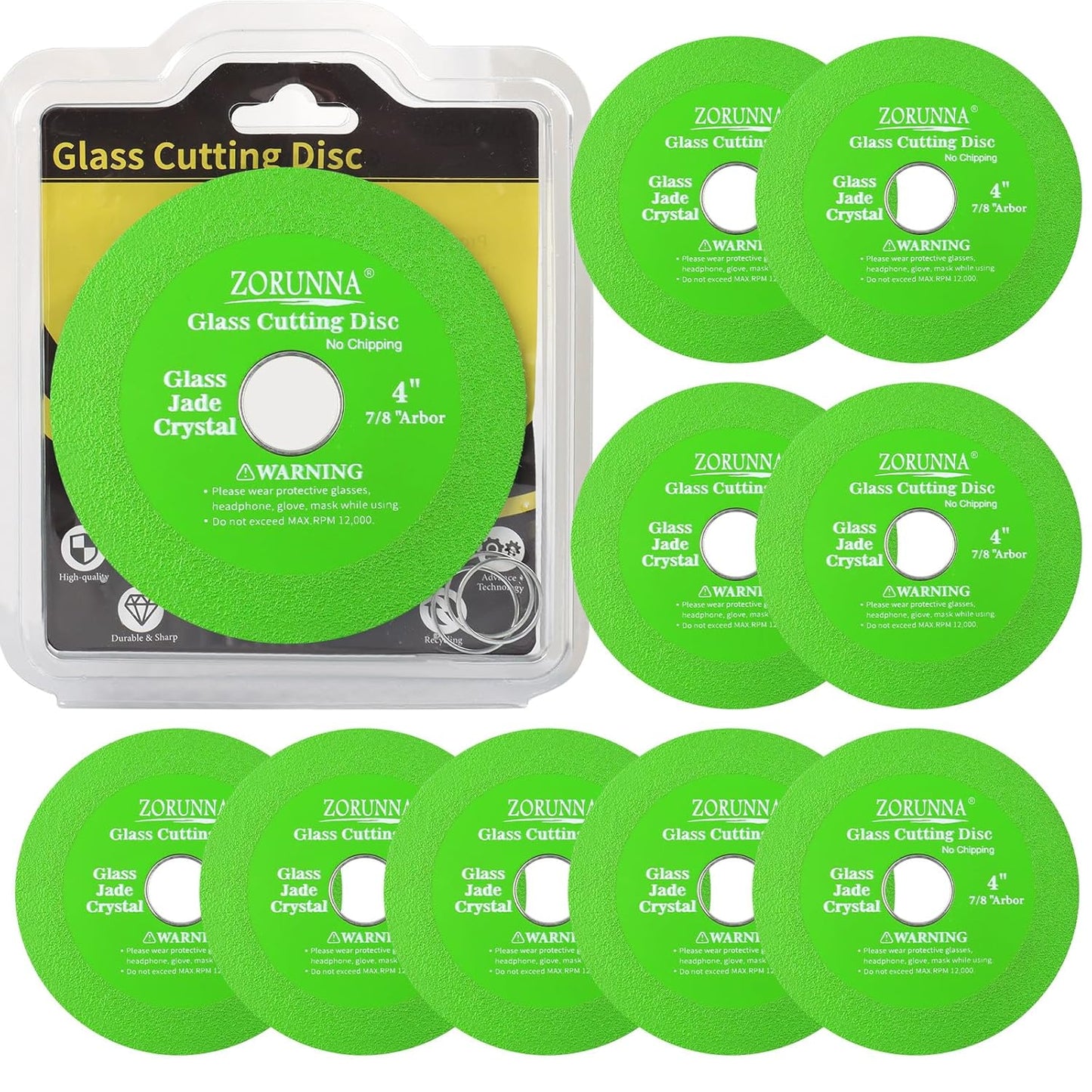 ZORUNNA Glass Cutting Disc: Precise Diamond Blade