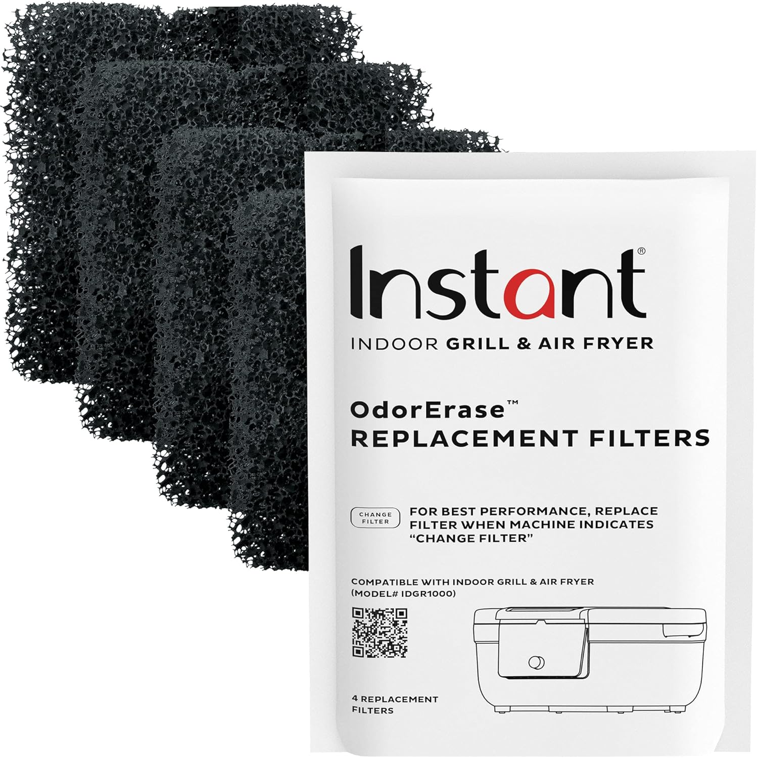 Instant Pot OrderErase Carbon Fiber Filter 4 Pack