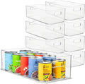 primebox Plastic Food Storage 8 Pack Clear Container Bin - Smart
