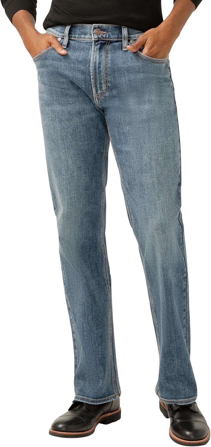 Zac Relaxed Fit Straight Leg Jeans for Men - Legacy Style