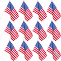 Classroom American Flag 12 Pack 2 x 3 ft with Pole - Fade Resistant