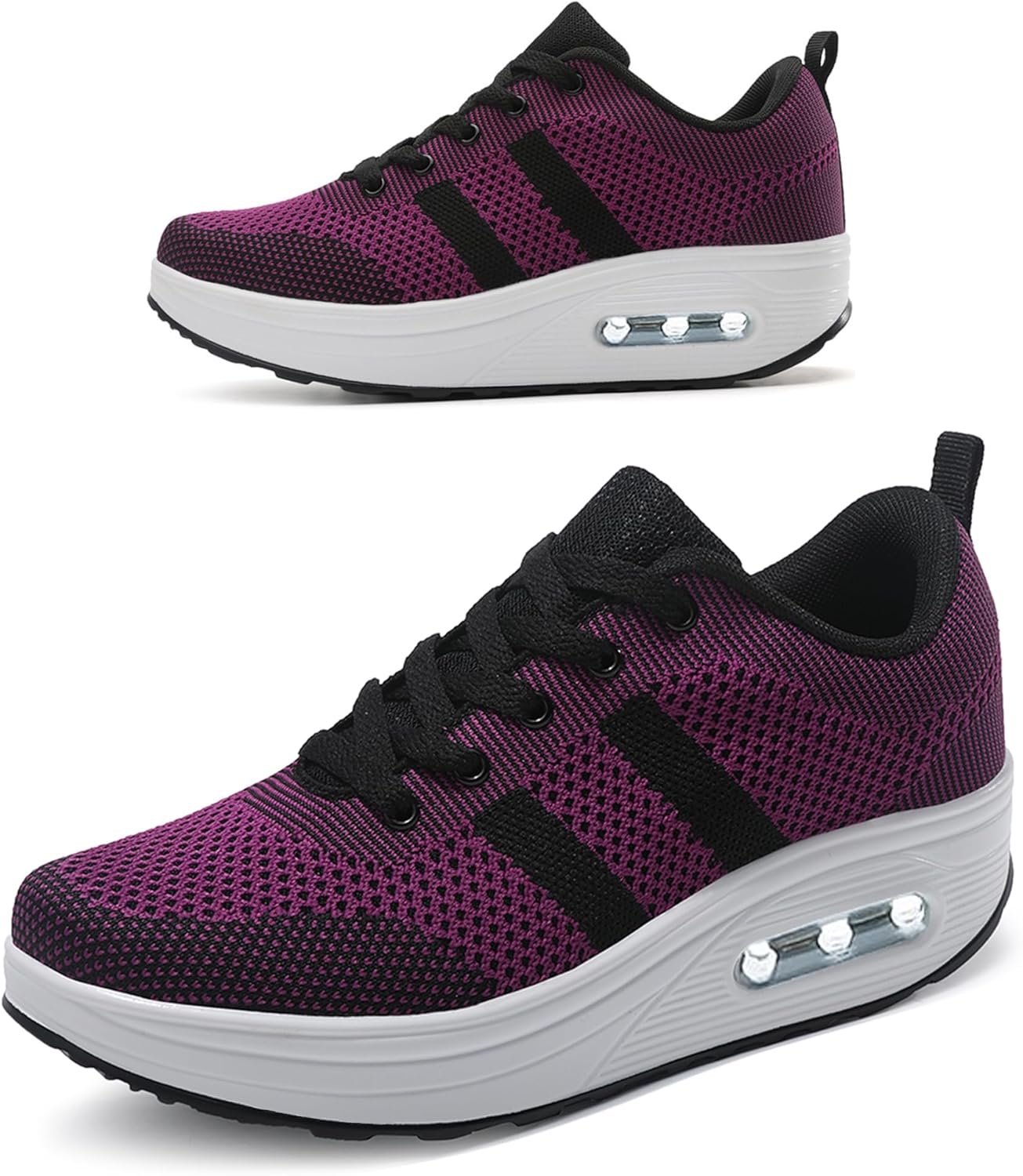 RUIDENG Platform Sneakers for Women with Air Cushion Comfort