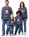 Disney Family Matching Sweatshirt Red - Loose Fit Long Sleeve