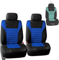 Premium 3D Air Mesh Car Seat Covers for Front Seats - Blue