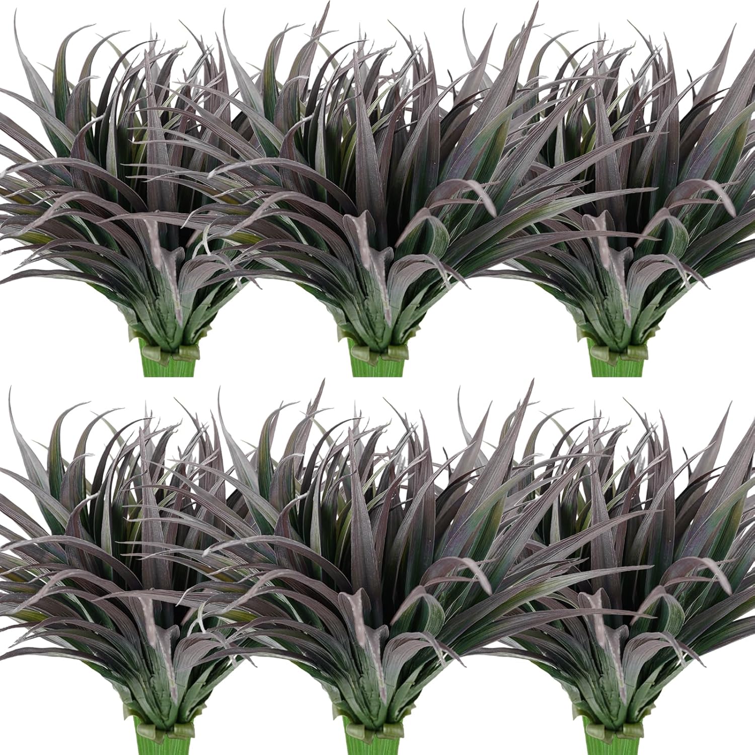24Pcs Artificial Grass Plant for Outdoor and Indoor Decor