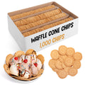Waffle Cone Chips For Ice Cream Nachos - Bulk 1,000 Chips