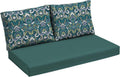 Arden Outdoor Loveseat Cushion Set 48 x 24 - Water Repellent, Fade