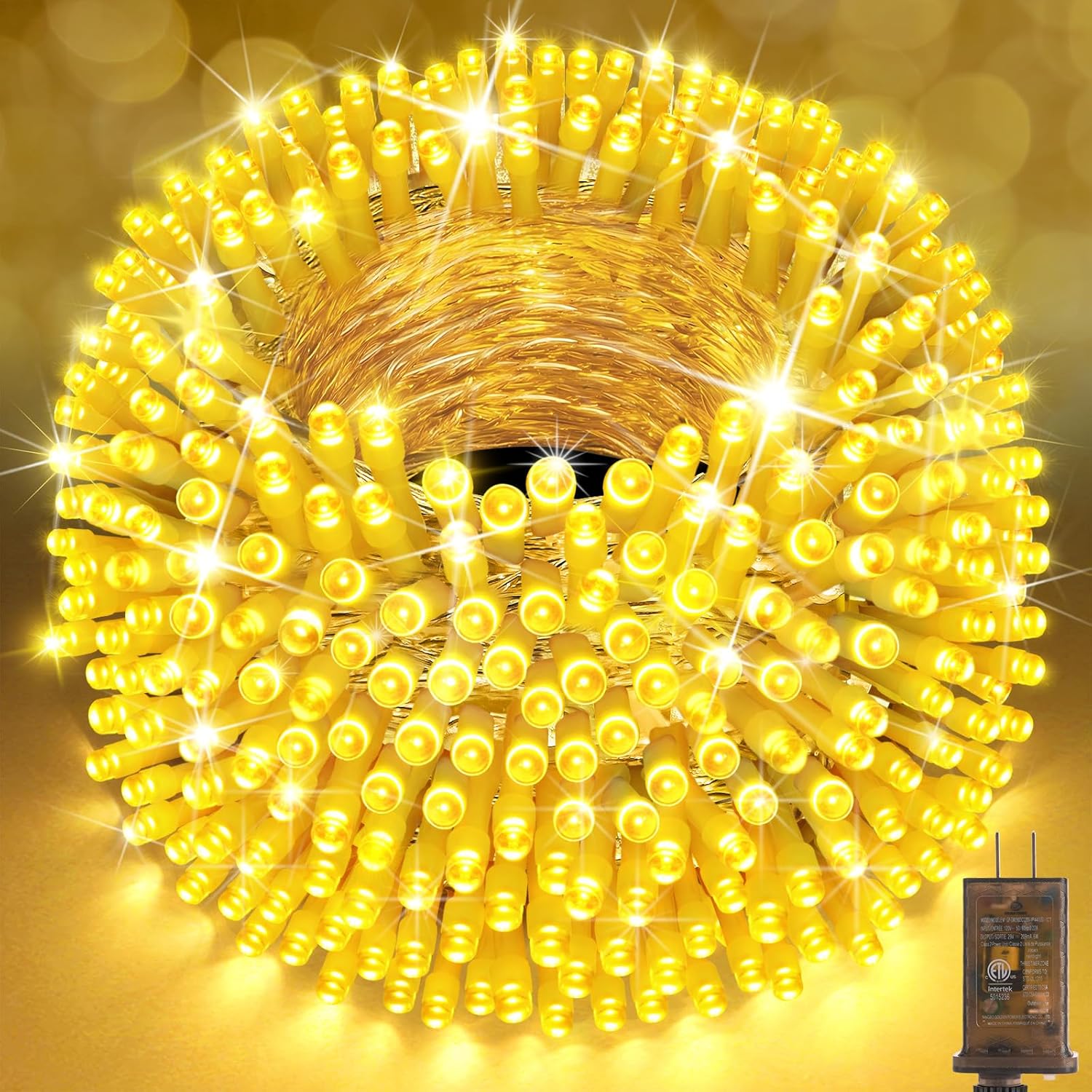 SAUIRS 403FT 1000 LED Christmas Lights for Indoor Outdoor Use