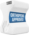 Knee Pillow for Side Sleepers - Memory Foam Leg Cushion for Pain