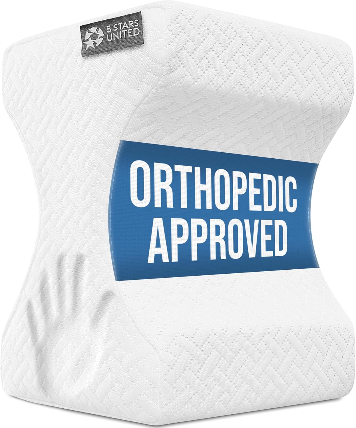 5 STARS UNITED Knee Pillow for Side Sleepers - Comfort & Relief