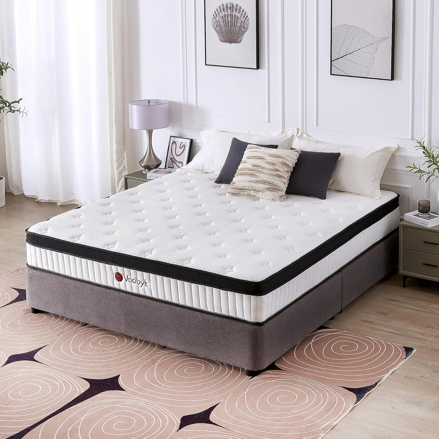 Queen Mattress 12 inch Hybrid Memory Foam with Pocket Springs