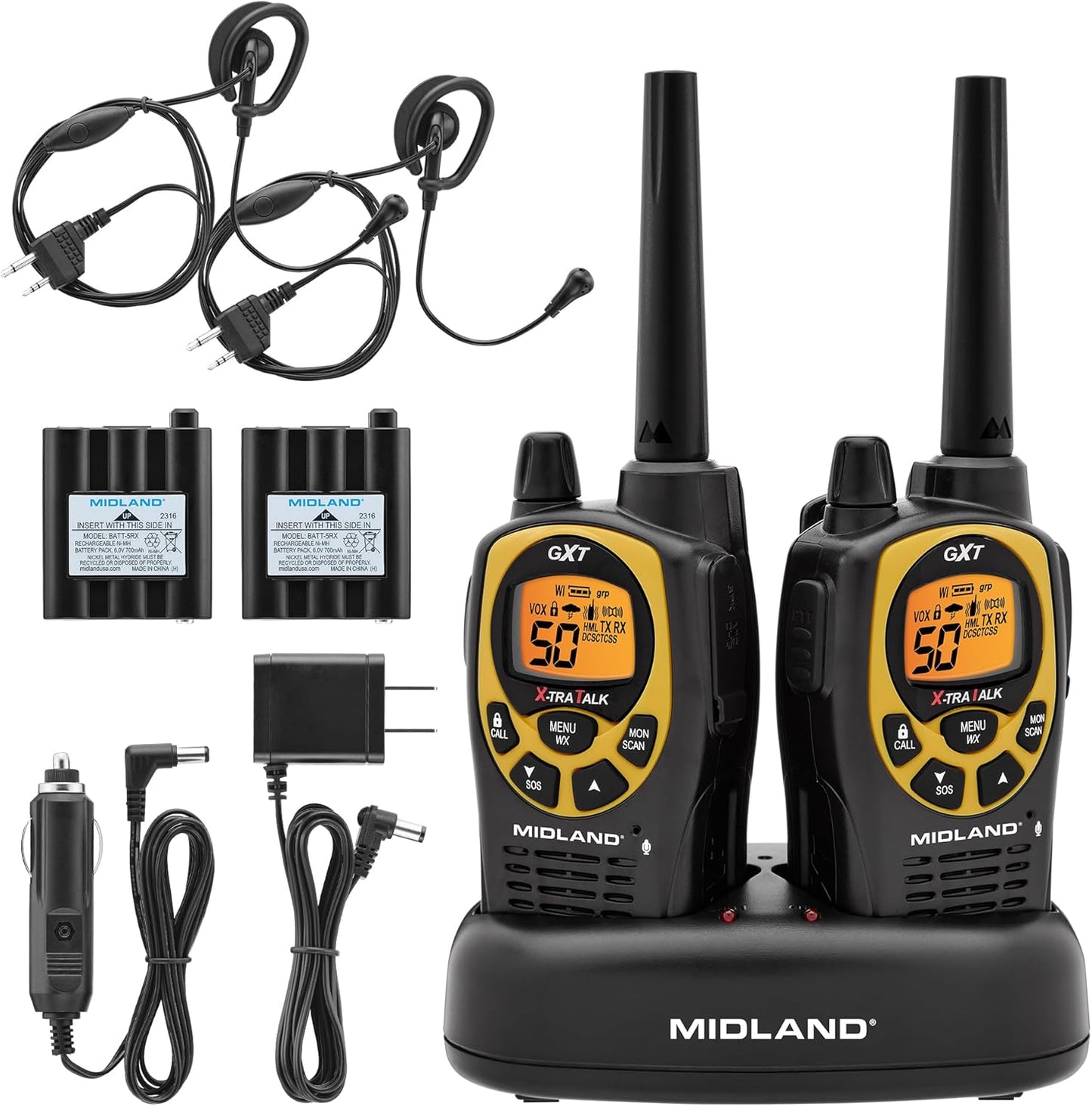 Midland GXT1030VP4 GMRS Two-Way Radio for Outdoor Adventures