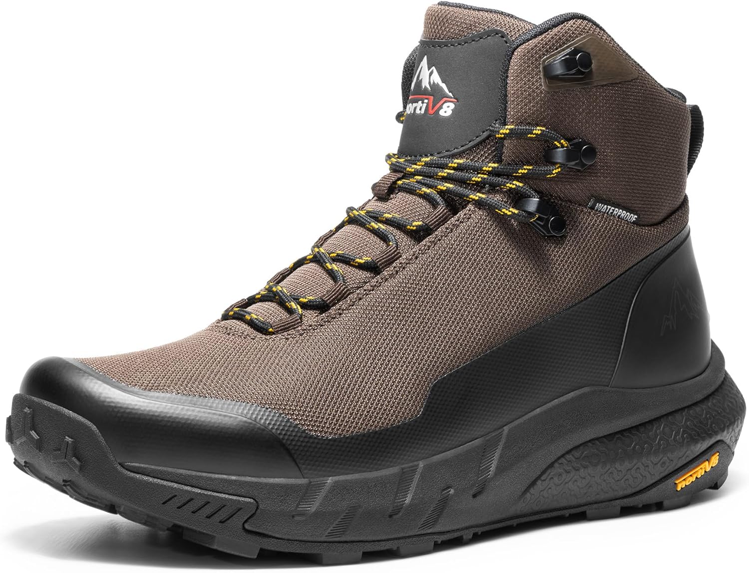 NORTIV 8 Men's Mid Waterproof Hiking Boots for All Terrain