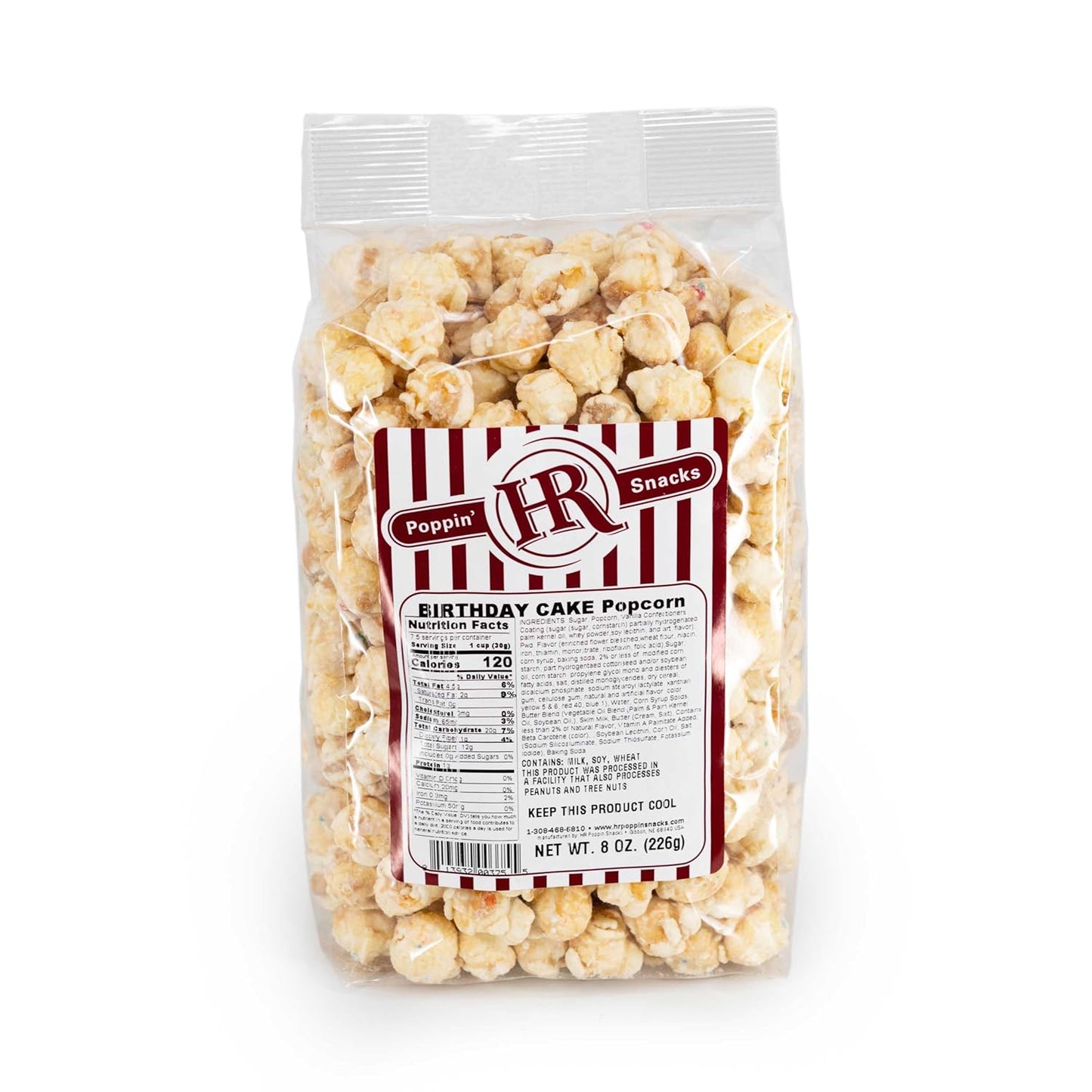 Birthday Cake Flavored Gourmet Popcorn - Perfect for Parties