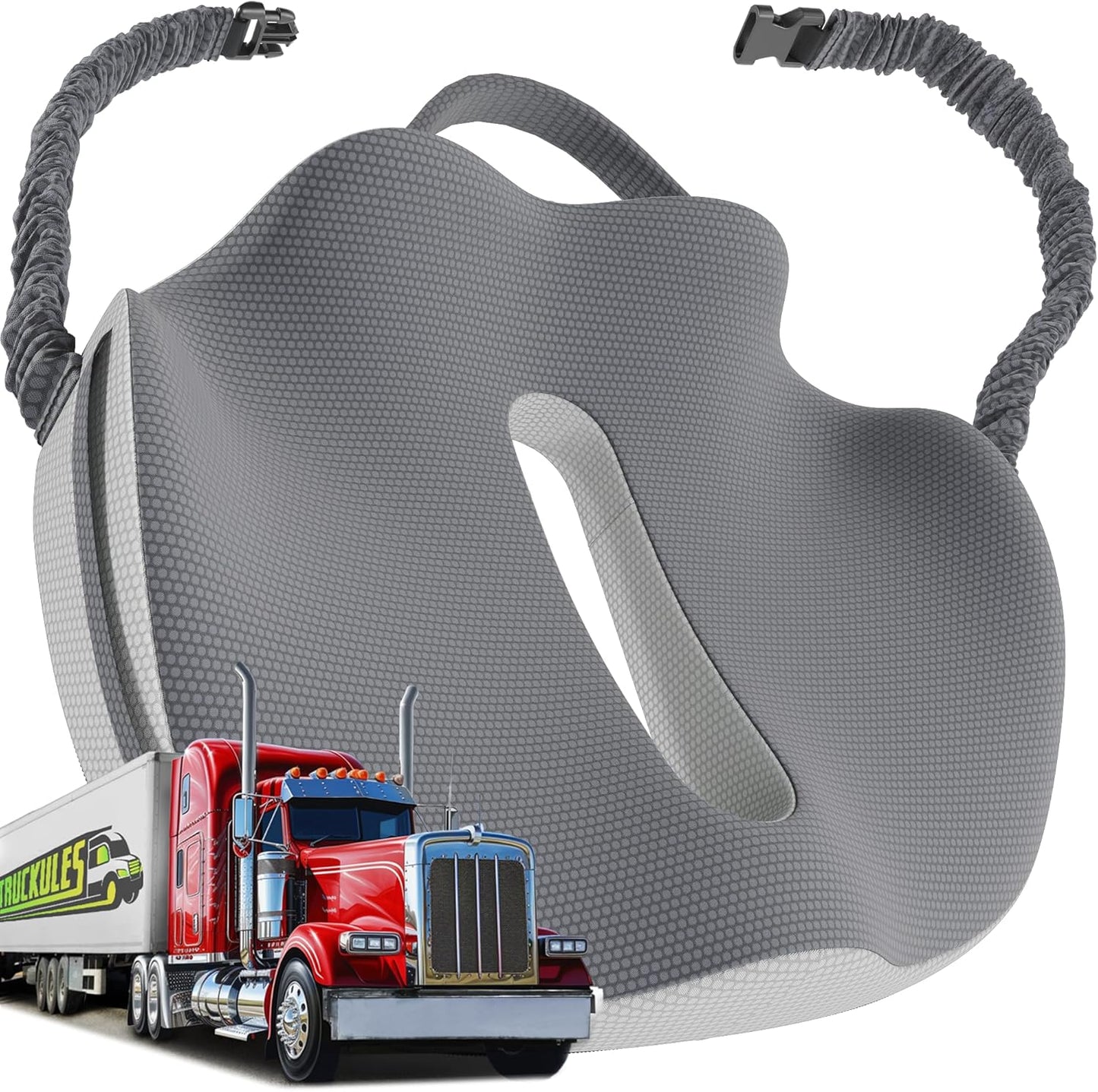 Large Truck Seat Cushion for Drivers - Pain Relief & Support