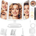 Lighted Makeup Mirror with 30X/10X/5X Magnification - Detachable