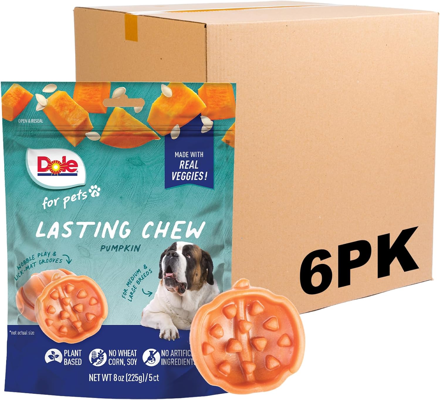 Dole for Pets Freshly Fetched Pumpkin Flavor Dog Treats Review