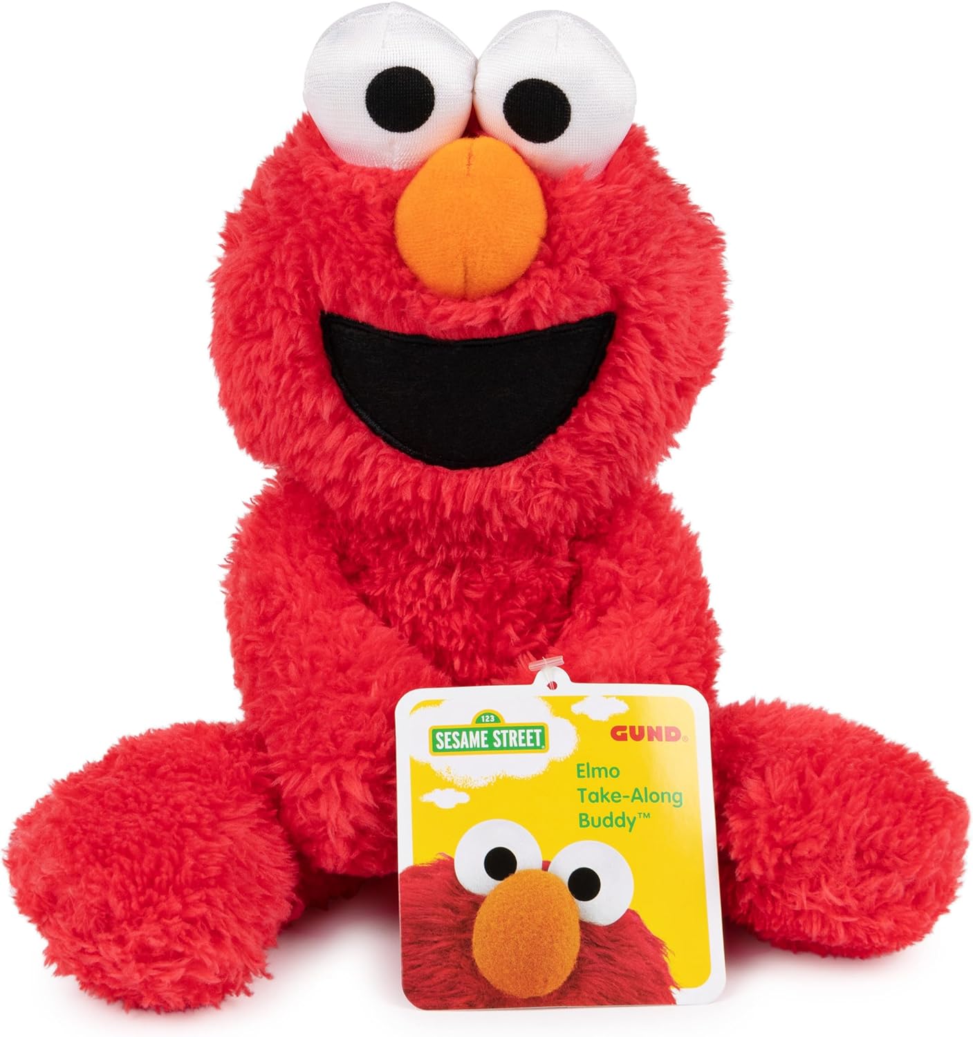 Official Elmo Take-Along Buddy Plush - Premium Toy
