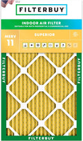 Filterbuy 10x30x1 Air Filter MERV 11 - Superior Pet & Allergy Defense