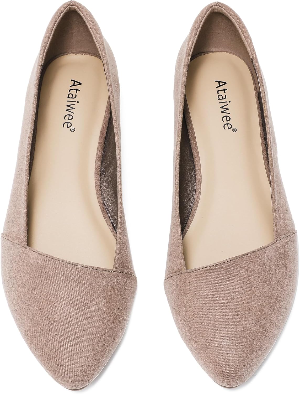 Ataiwee Women's Wide Width Flat Shoes for Comfort and Style