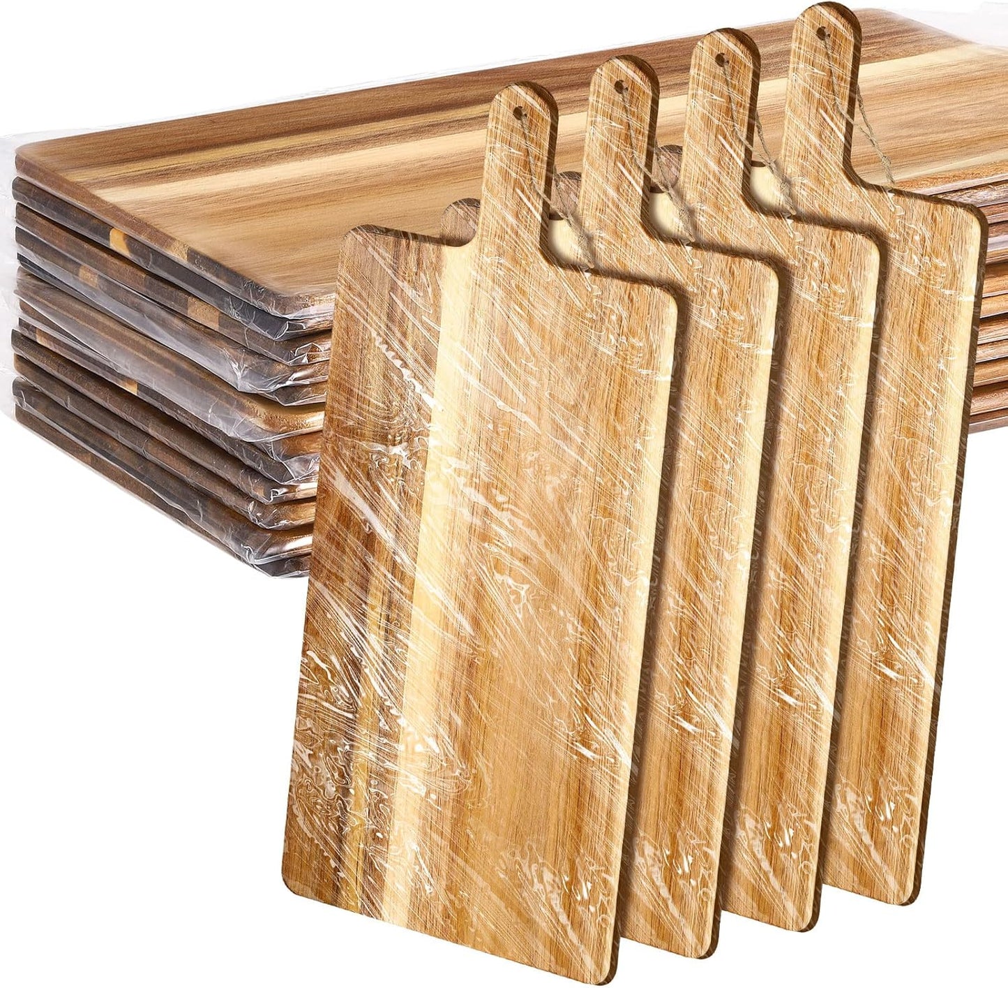 Patelai 12 Packs Wooden Cutting Board Set for Kitchen Use