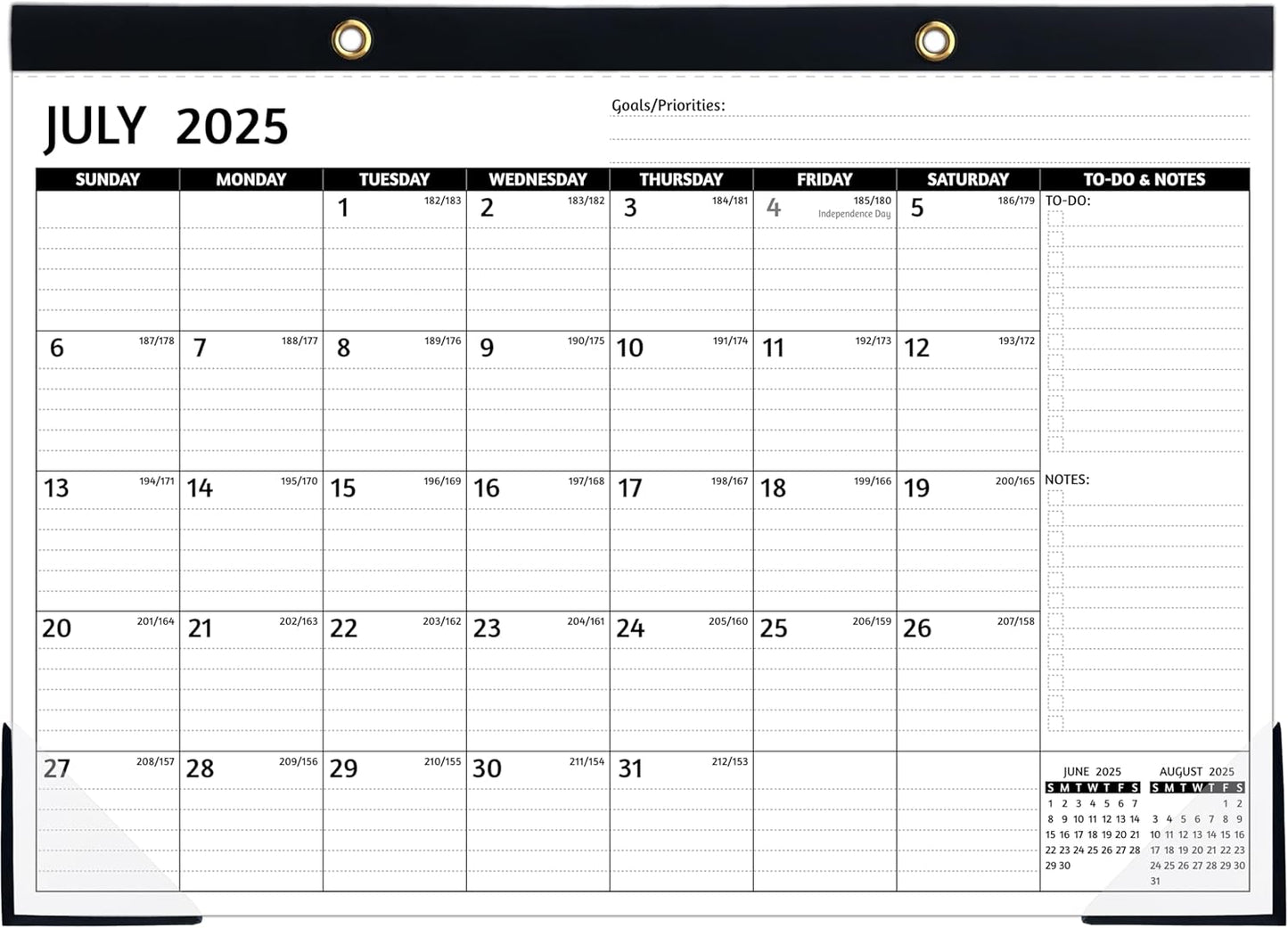 2025-2026 Large Desk Calendar: Stay Organized in Style!