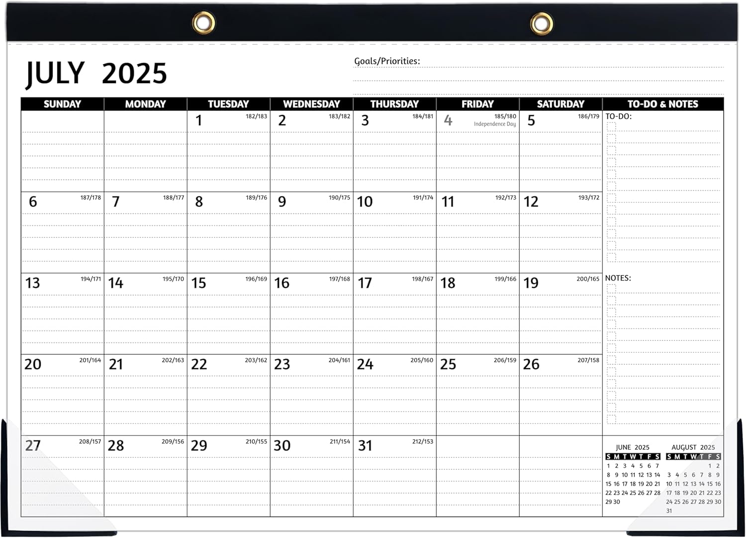 2025-2026 Large Desk Calendar: Stay Organized in Style!