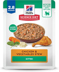 Hill's Science Diet Kitten Wet Cat Food with Chicken & Vegetables