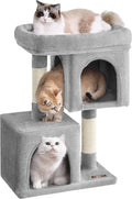 Feandrea Cat Tree 29.1 in Cat Tower - Large Perch & 2 Caves